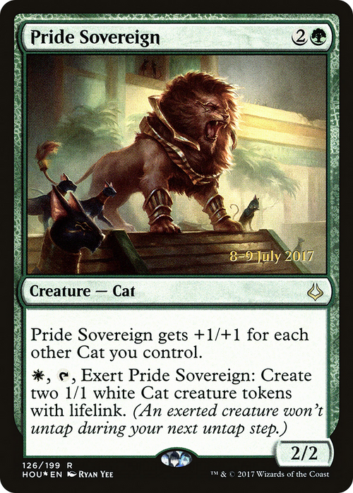 Pride Sovereign (PRE-126S) - Hour of Devastation Promos Foil