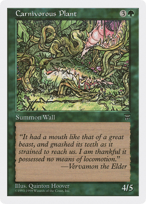 Carnivorous Plant (ATH-065) - Anthologies