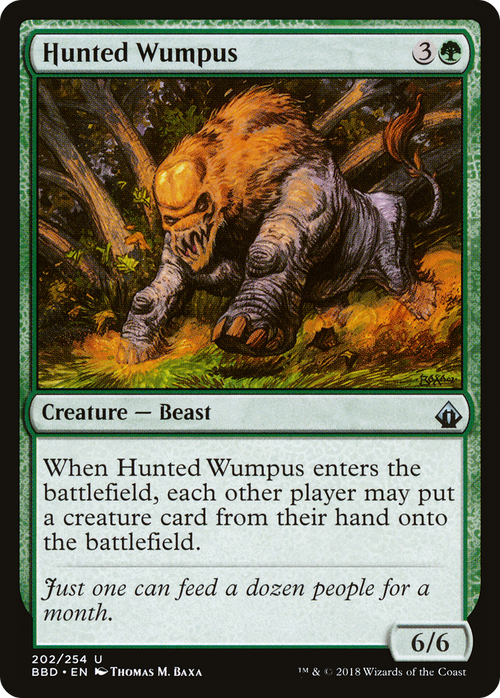 Hunted Wumpus (BBD-202) - Battlebond Foil