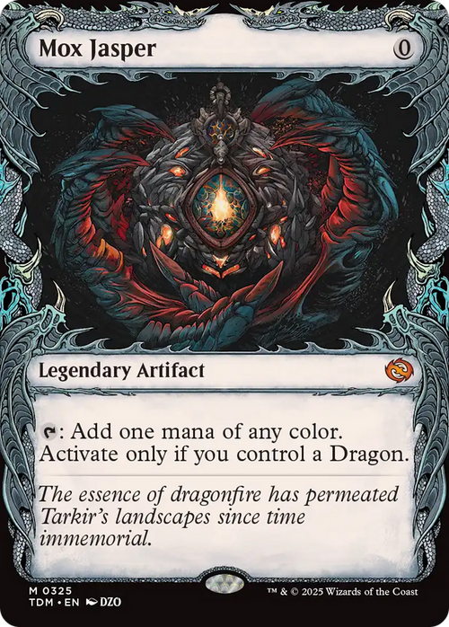 Mox Jasper (Showcase) (TDM-325) - Tarkir: Dragonstorm: (Showcase)