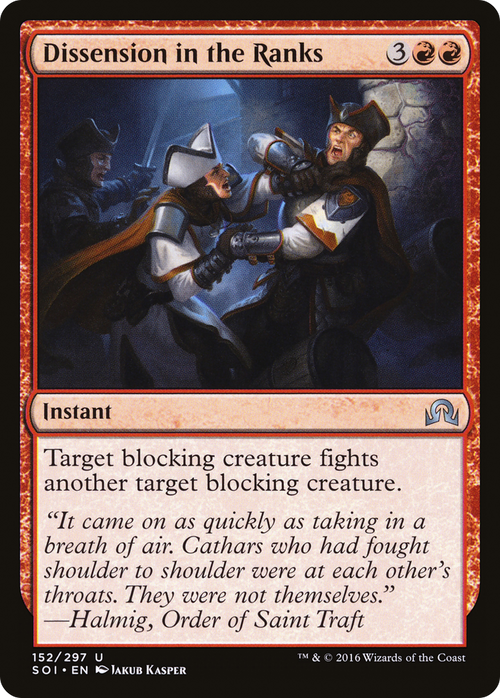 Dissension in the Ranks (SOI-152) - Shadows over Innistrad