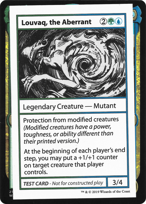 Louvaq, the Aberrant (No PW Symbol) (CMB1-095) - Mystery Booster Playtest Cards 2021