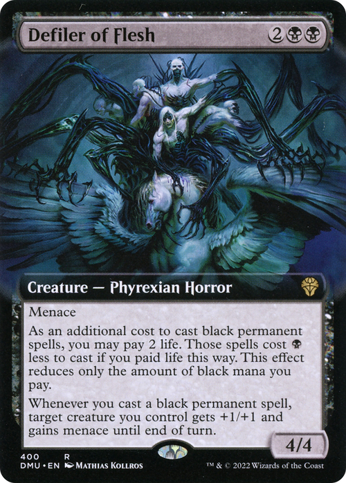 Defiler of Flesh (Extended Art) (DMU-400) - Dominaria United: (Extended Art) Foil