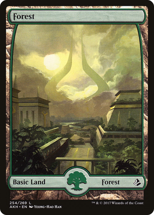 Forest (254) - Full Art (AKH-254) - Amonkhet