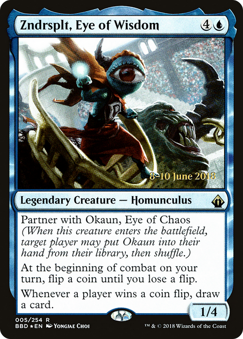 Zndrsplt, Eye of Wisdom (LARP-05S) - Battlebond Promos Foil