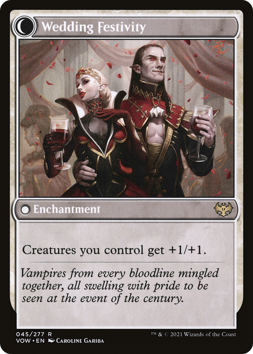 Wedding Announcement (VOW-045) - Innistrad: Crimson Vow: (Double Faced Transform)