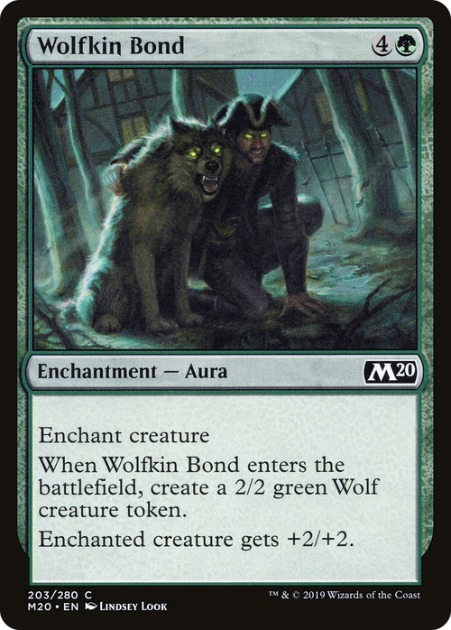 Wolfkin Bond (M20-203) - Core Set 2020 Foil