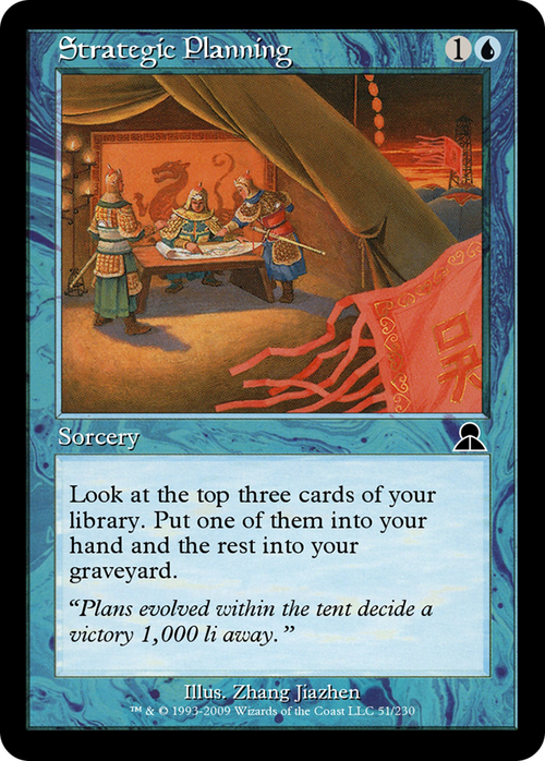 Strategic Planning (ME3-051) - Masters Edition III Foil
