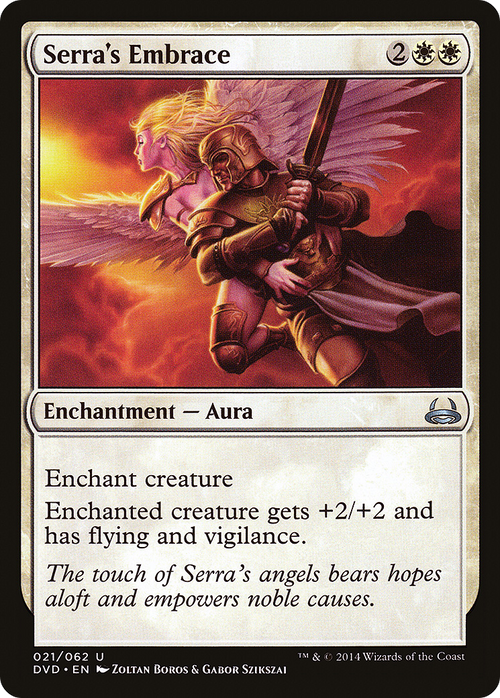 Serra's Embrace (DD3-021) - Duel Decks Anthology: Divine vs. Demonic