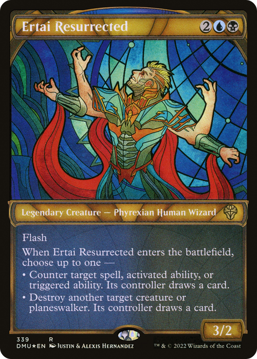 Ertai Resurrected (Textured Foil) (DMU-339) - Dominaria United: (Showcase) Foil