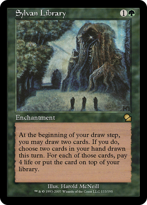 Sylvan Library (ME1-133) - Masters Edition Foil
