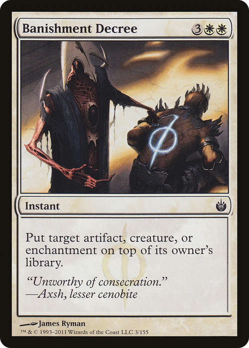 Banishment Decree (MBS-003) - Mirrodin Besieged