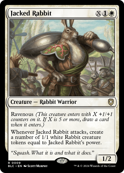 Jacked Rabbit (BLC-009) - Bloomburrow Commander