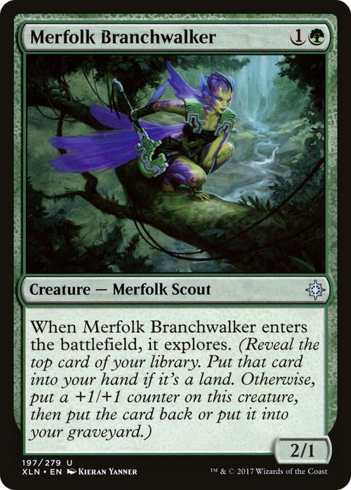 Merfolk Branchwalker (XLN-197) - Ixalan Foil