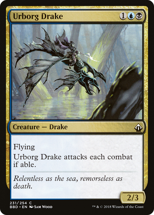 Urborg Drake (BBD-231) - Battlebond Foil