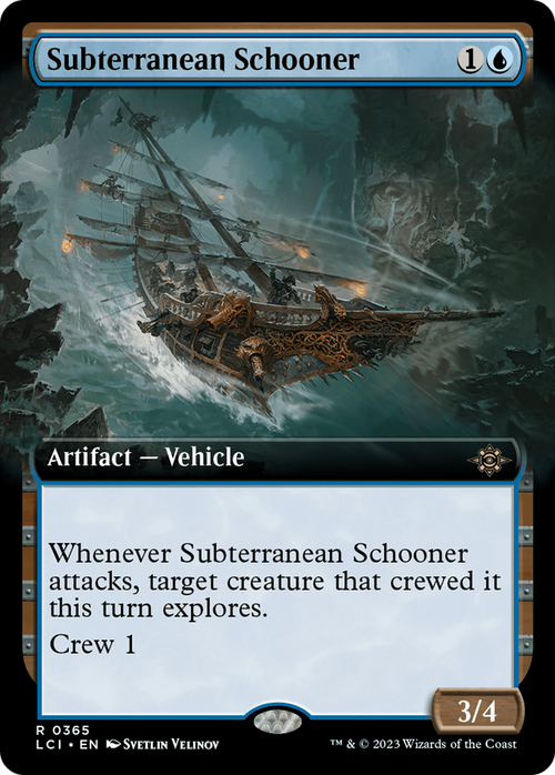 Subterranean Schooner (Extended Art) (LCI-365) - The Lost Caverns of Ixalan: (Extended Art)