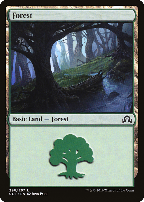 Forest (296) (SOI-296) - Shadows over Innistrad
