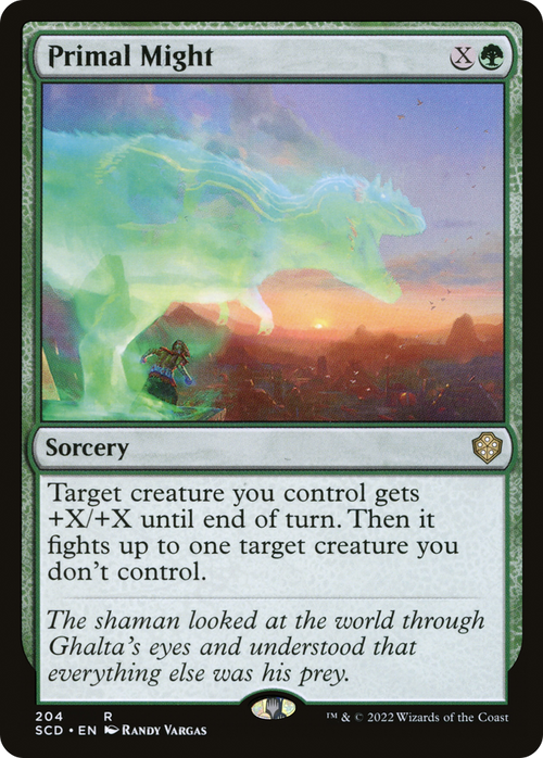 Primal Might (SCD-204) - Starter Commander Decks