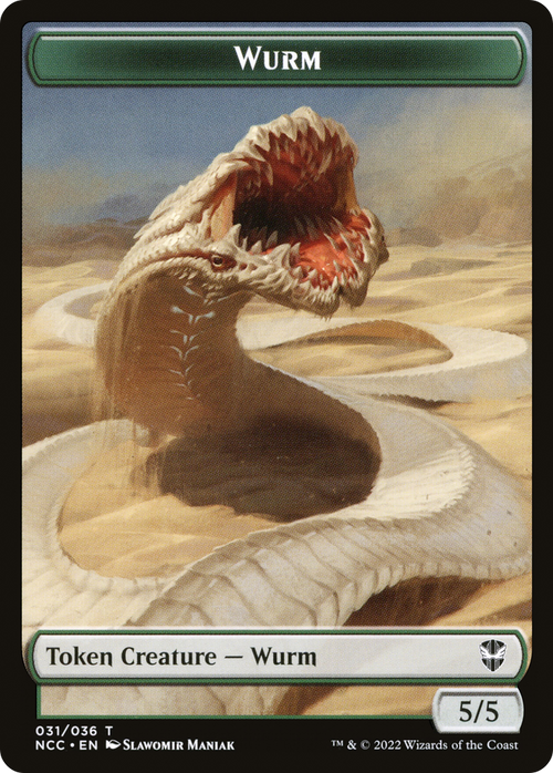 Wurm (TNCC-031) - New Capenna Commander Tokens