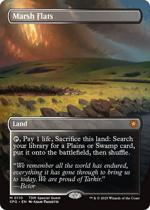 Marsh Flats (Borderless) (SPG-110) - Special Guests Foil