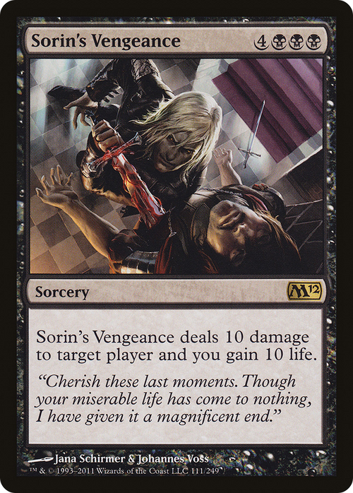 Sorin's Vengeance (M12-111) - Magic 2012 Foil