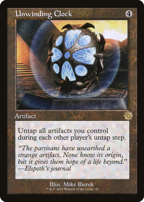 Unwinding Clock (BRR-061) - The Brothers' War Retro Artifacts