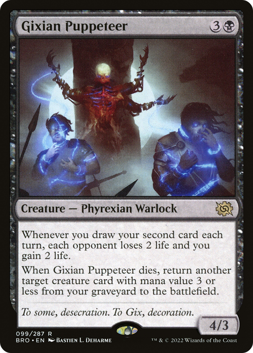 Gixian Puppeteer (BRO-099) - The Brothers' War