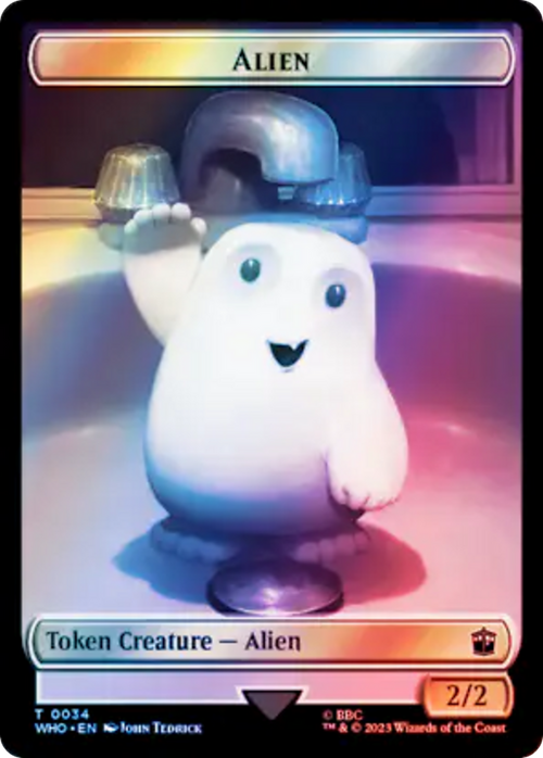 Alien (TWHO-034) - Doctor Who Tokens Foil