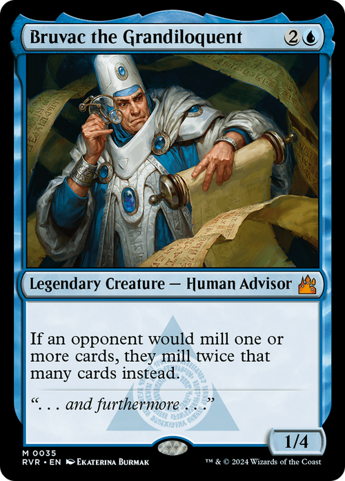 Bruvac the Grandiloquent (RVR-035) - Ravnica Remastered Foil
