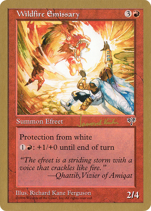 Wildfire Emissary - 1997 Janosch Kuhn (MIR) (WCD-) - World Championship Decks 1997