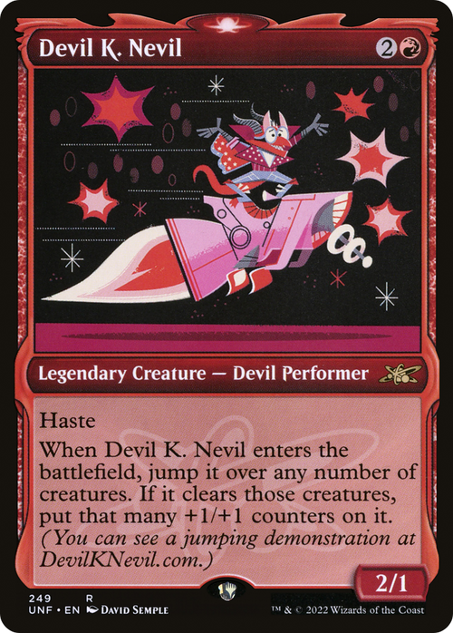Devil K. Nevil (Showcase) (UNF-249) - Unfinity: (Showcase)