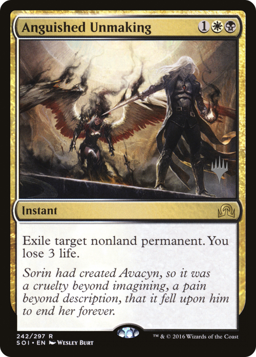 Anguished Unmaking (PPTHB-242P) - Shadows over Innistrad Promos Foil