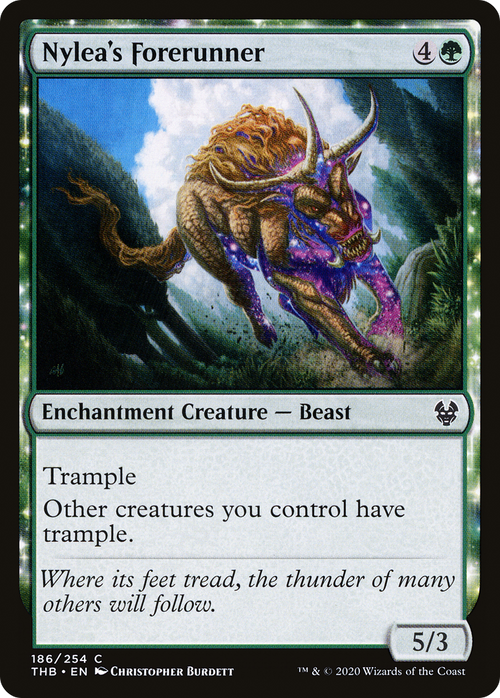 Nylea's Forerunner (THB-186) - Theros Beyond Death: (enchantment)