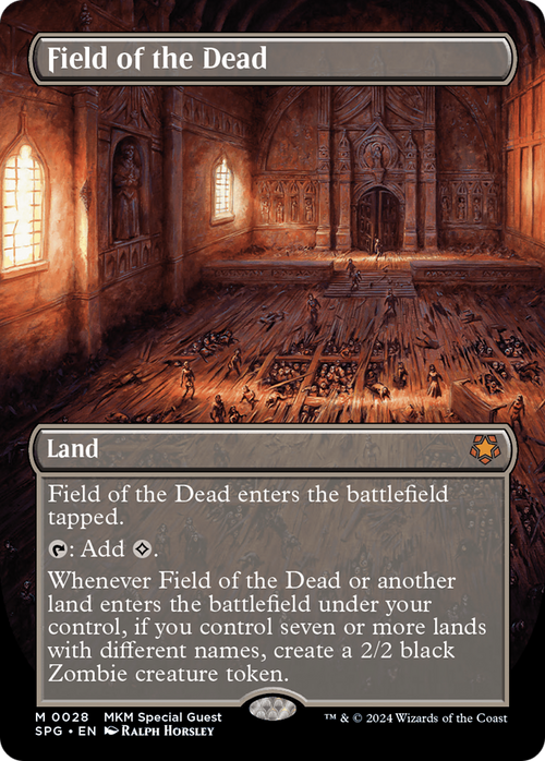 Field of the Dead (Borderless) (SPG-028) - Special Guests Foil