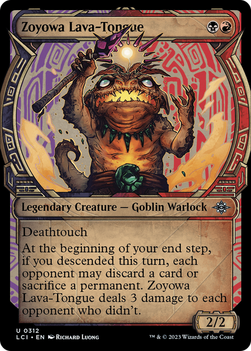 Zoyowa Lava-Tongue (Showcase) (LCI-312) - The Lost Caverns of Ixalan: (Showcase)