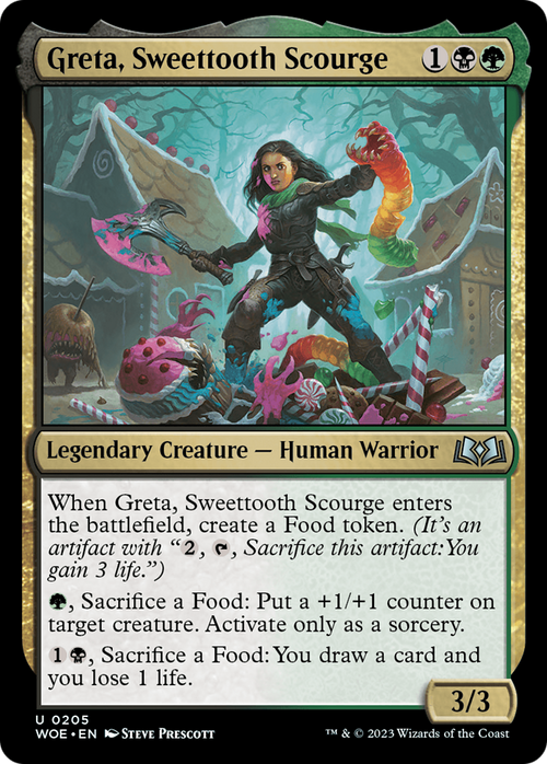 Greta, Sweettooth Scourge (WOE-205) - Wilds of Eldraine