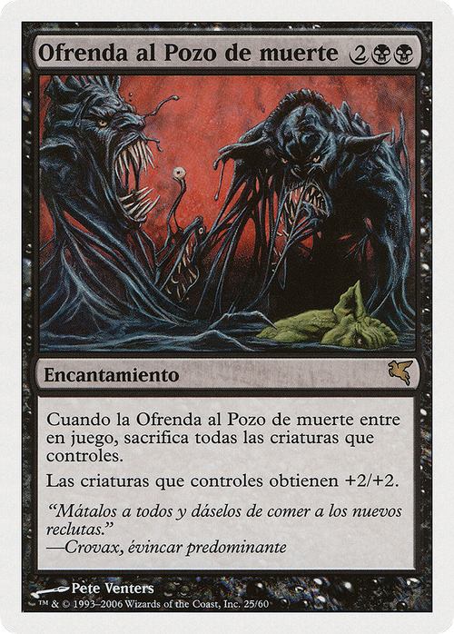 Death Pit Offering (Italian) - "Offerta per la Fossa della Morte" (PSAL-F25) - Salvat 2005