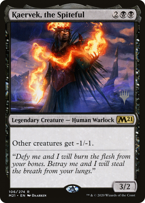 Kaervek, the Spiteful (PPM21-106P) - Core Set 2021 Promos