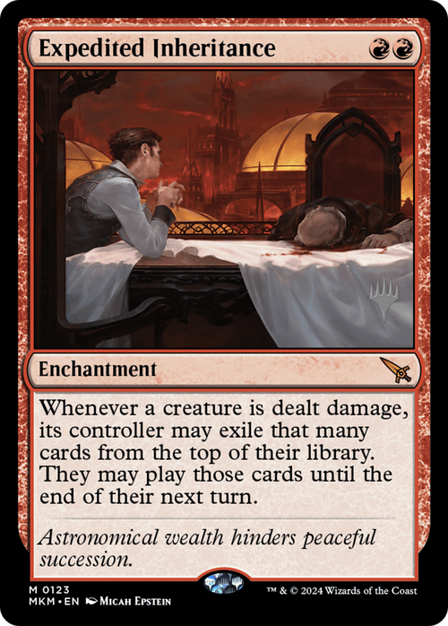 Expedited Inheritance (PPMKM-123) - Murders at Karlov Manor Promos Foil