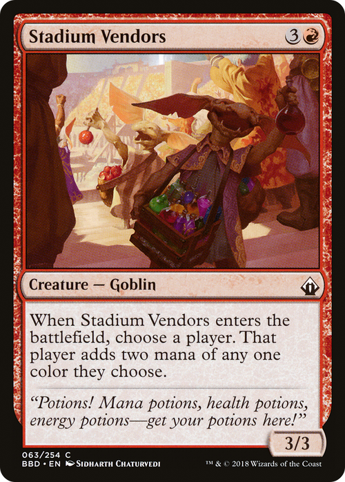 Stadium Vendors (BBD-063) - Battlebond Foil