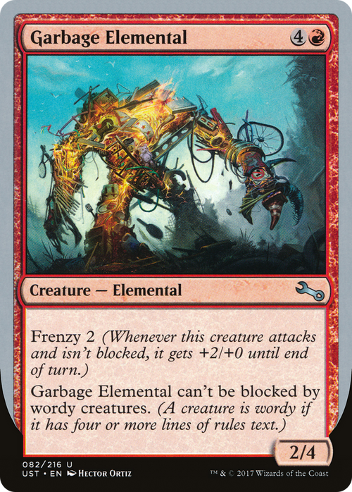 Garbage Elemental (A) (UST-82A) - Unstable Foil
