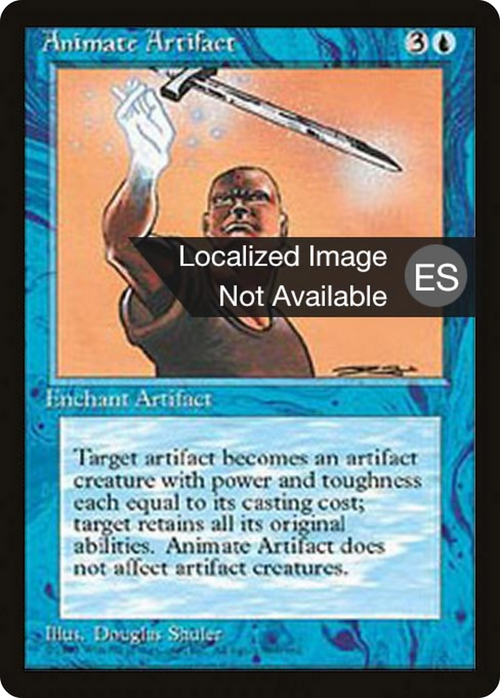 Animate Artifact (4BB-) - Fourth Edition Foreign Black Border