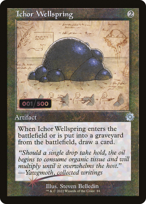 Ichor Wellspring (Schematic) (Serial Numbered) (BRR-084) - The Brothers' War Retro Artifacts Foil