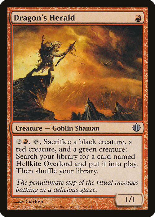 Dragon's Herald (ALA-098) - Shards of Alara