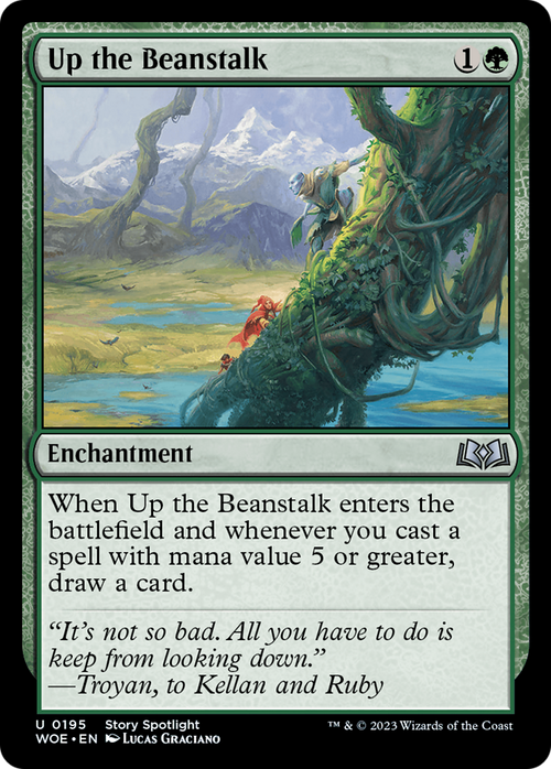 Up the Beanstalk (WOE-195) - Wilds of Eldraine