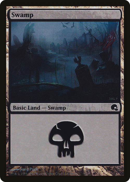 Swamp (29) (GRV-029) - Premium Deck Series: Graveborn Foil
