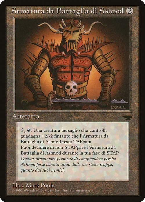 Ashnod's Battle Gear (Italian) - "Armatura da Battaglia di Ashnod" (REN-) - Rinascimento
