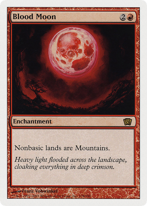 Blood Moon (8ED-178) - 8th Edition