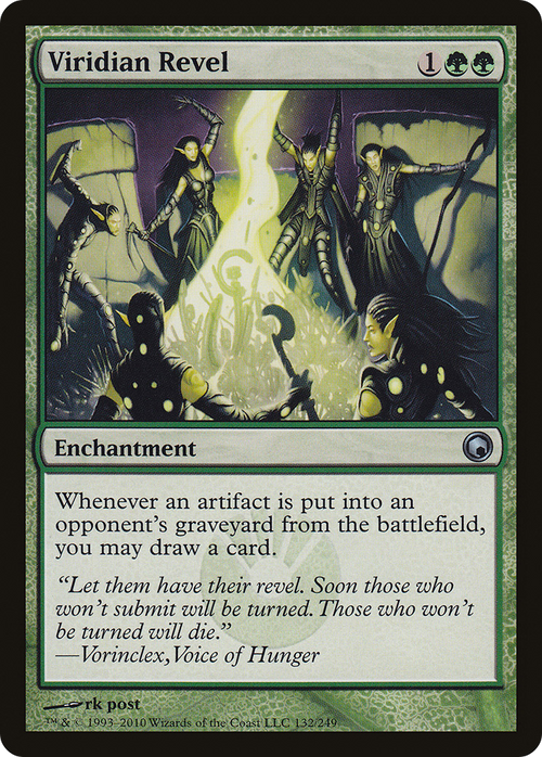 Viridian Revel (SOM-132) - Scars of Mirrodin Foil