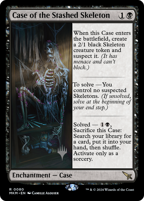 Case of the Stashed Skeleton (PPMKM-080) - Murders at Karlov Manor Promos Foil